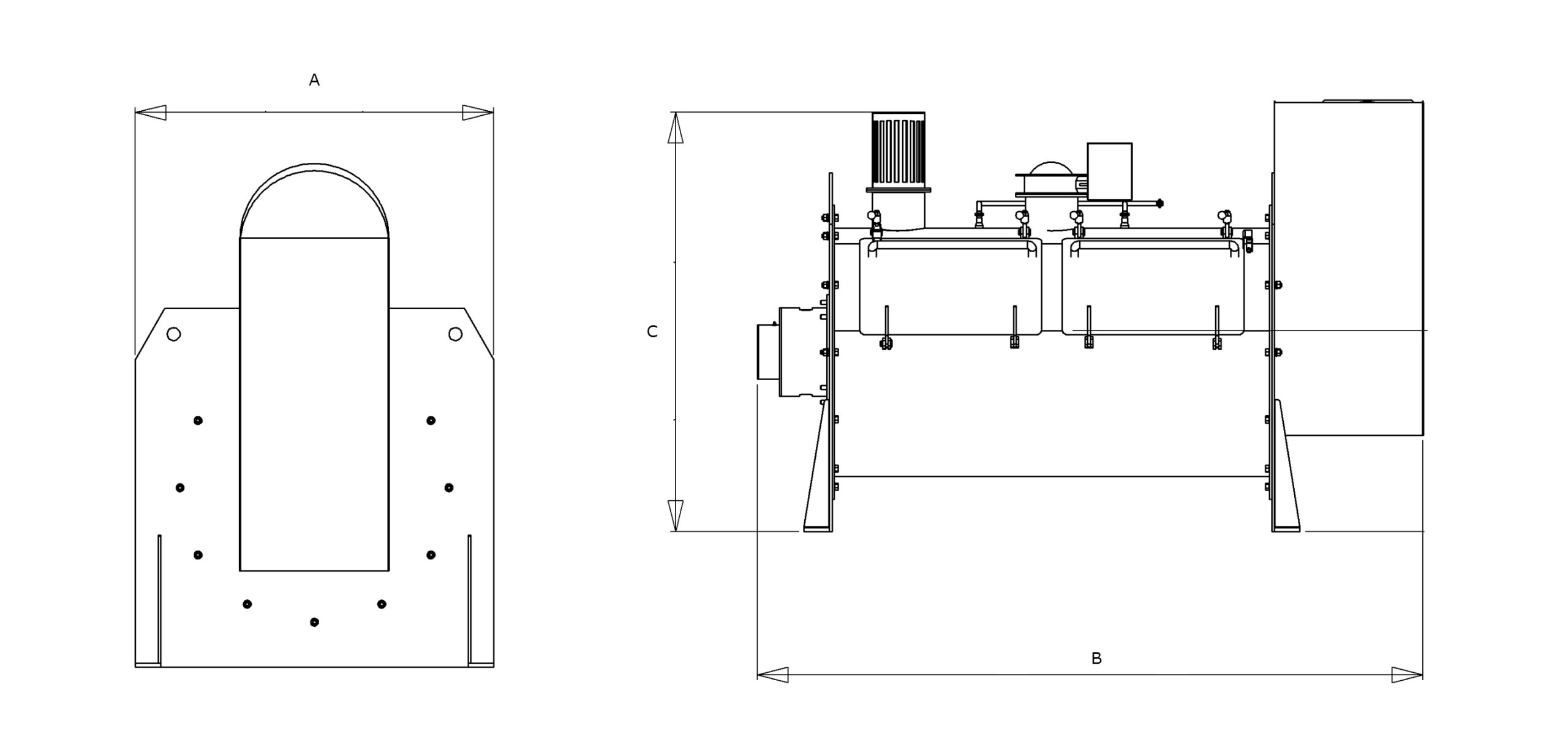 Horizontal PLOUGHSHARE mixer NP-0075 – Obrázok 7